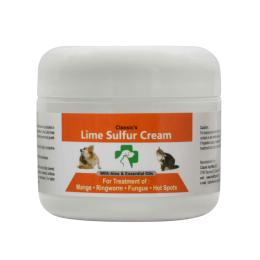 Lime Sulfur Pet Skin Cream - Pet Care and Veterinary Treatment for Itchy and Dry Skin - Safe Solution for Dog, Cat, Puppy, Kitten, Horseâ€šÃ„Â¶