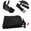 Pet Dog Car Seat Cover Rear BackTravel Waterproof Bench Protector Luxury -Black XH