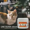 Lime Sulfur Pet Skin Cream - Pet Care and Veterinary Treatment for Itchy and Dry Skin - Safe Solution for Dog, Cat, Puppy, Kitten, Horseâ€šÃ„Â¶