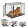 Household Mobile Folding Metal Pet Cat Dog Cage