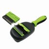 Pet Life 'Conversion' 5-in-1 Interchangeable Dematting and Deshedding Bristle Pin and Massage Grooming Pet Comb